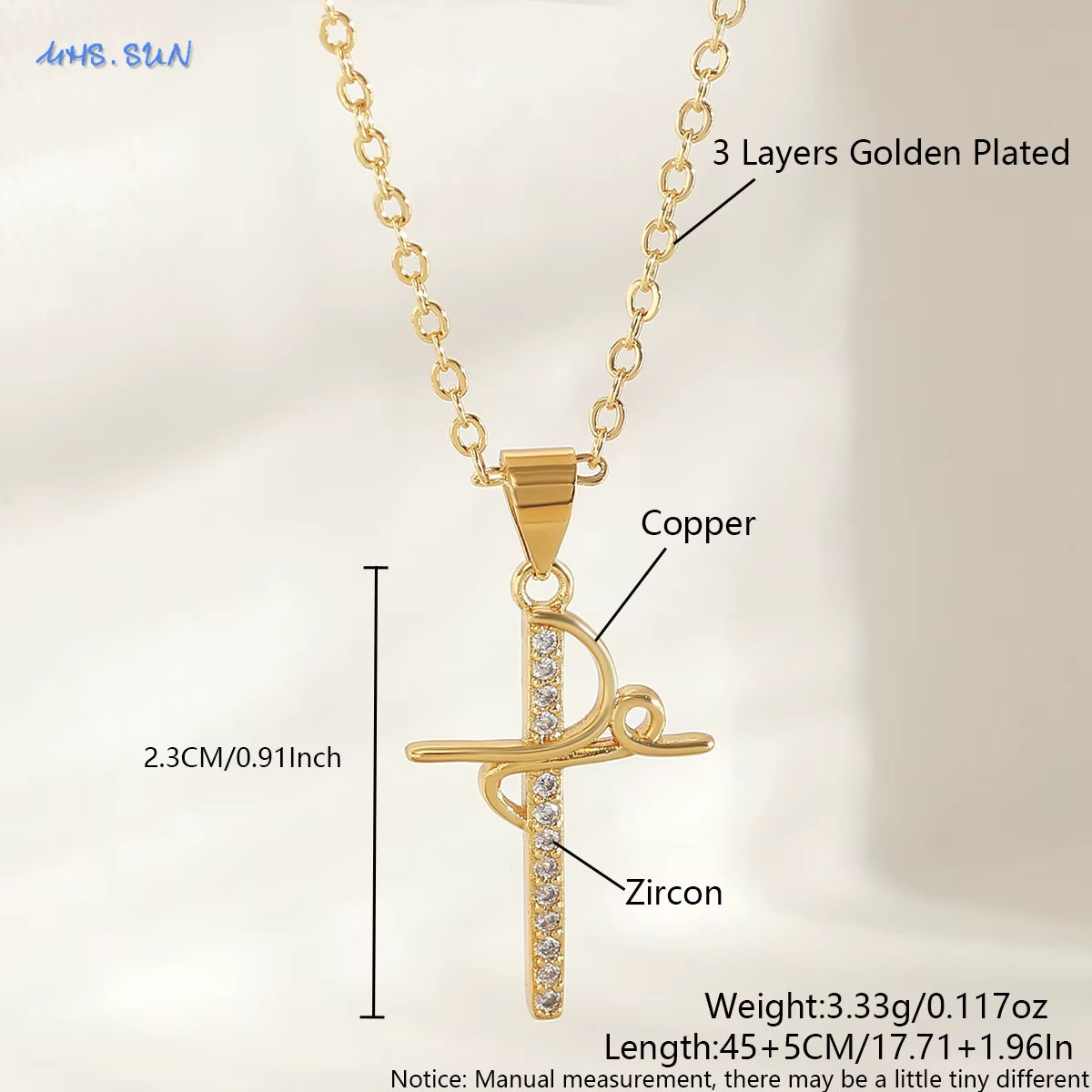 Cubic Zircon Rotatable Crown Cross Pendant Necklaces Classic Stainless Steel Chain Banquet Party Jewelry for Women Men