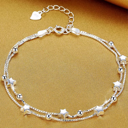 925 Sterling Silver Bracelet Fashion Multiple Styles Bracelet Chain for Women Fashion Luxury Charm Bracelet Wedding Jewelry Gift