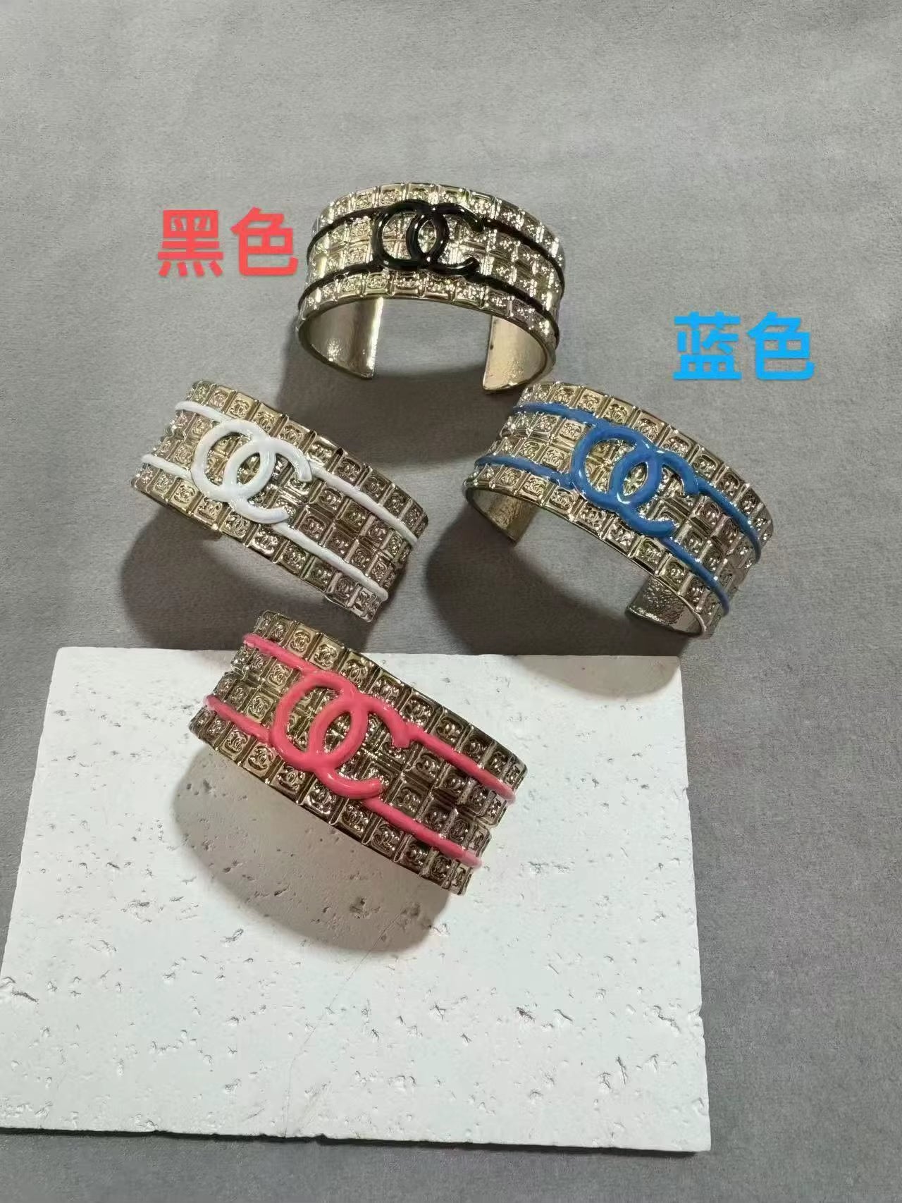 Gold Enamel Drip Hollow Out Narrow Bracelet Colorful Fashion Earrings Classic Style Luxury Look Lightweight Alloy Jewelry