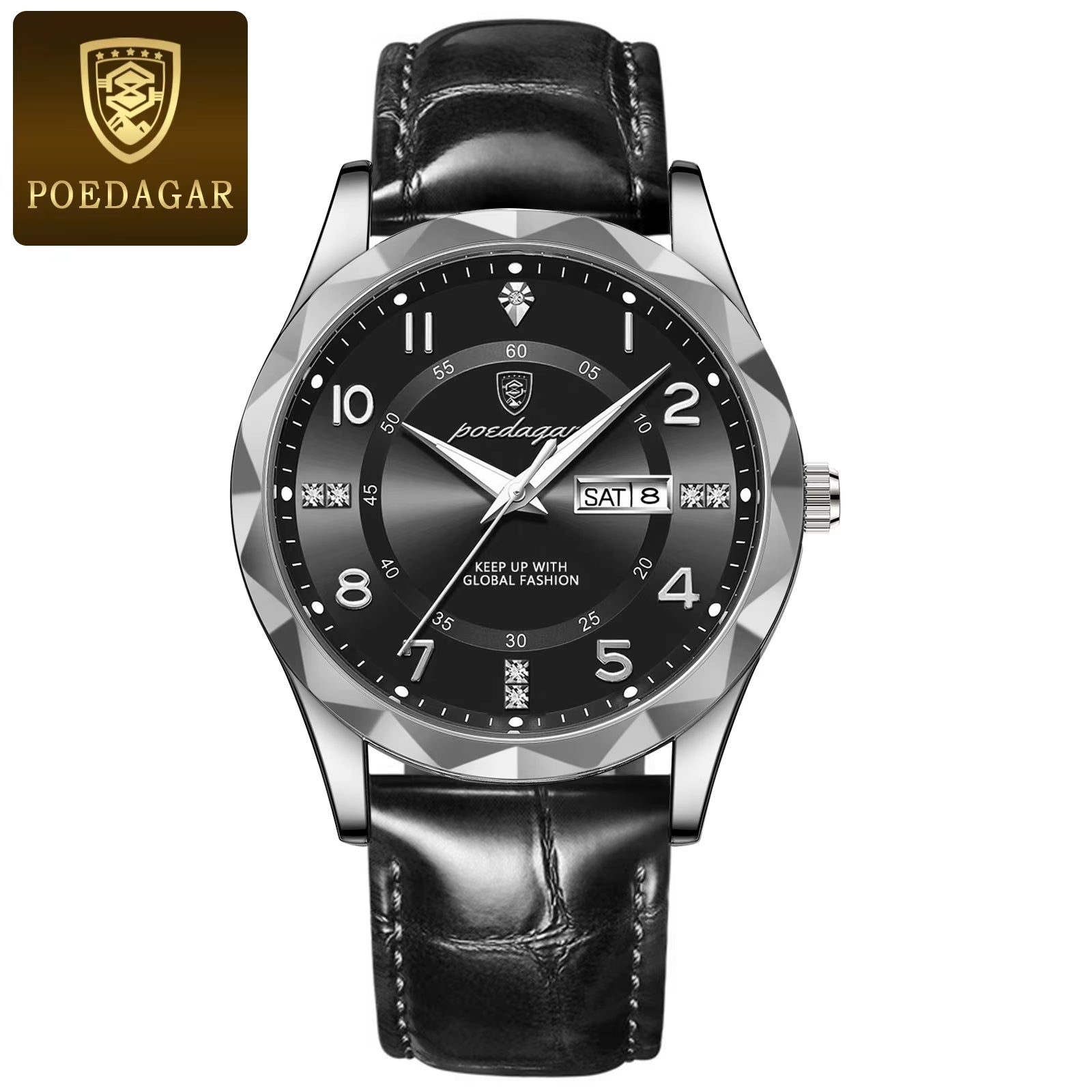 Luxury High Quality Watches for Men Sport Quartz Leather Man Watch Waterproof Luminous Date Week Men'S Watch Male Reloj