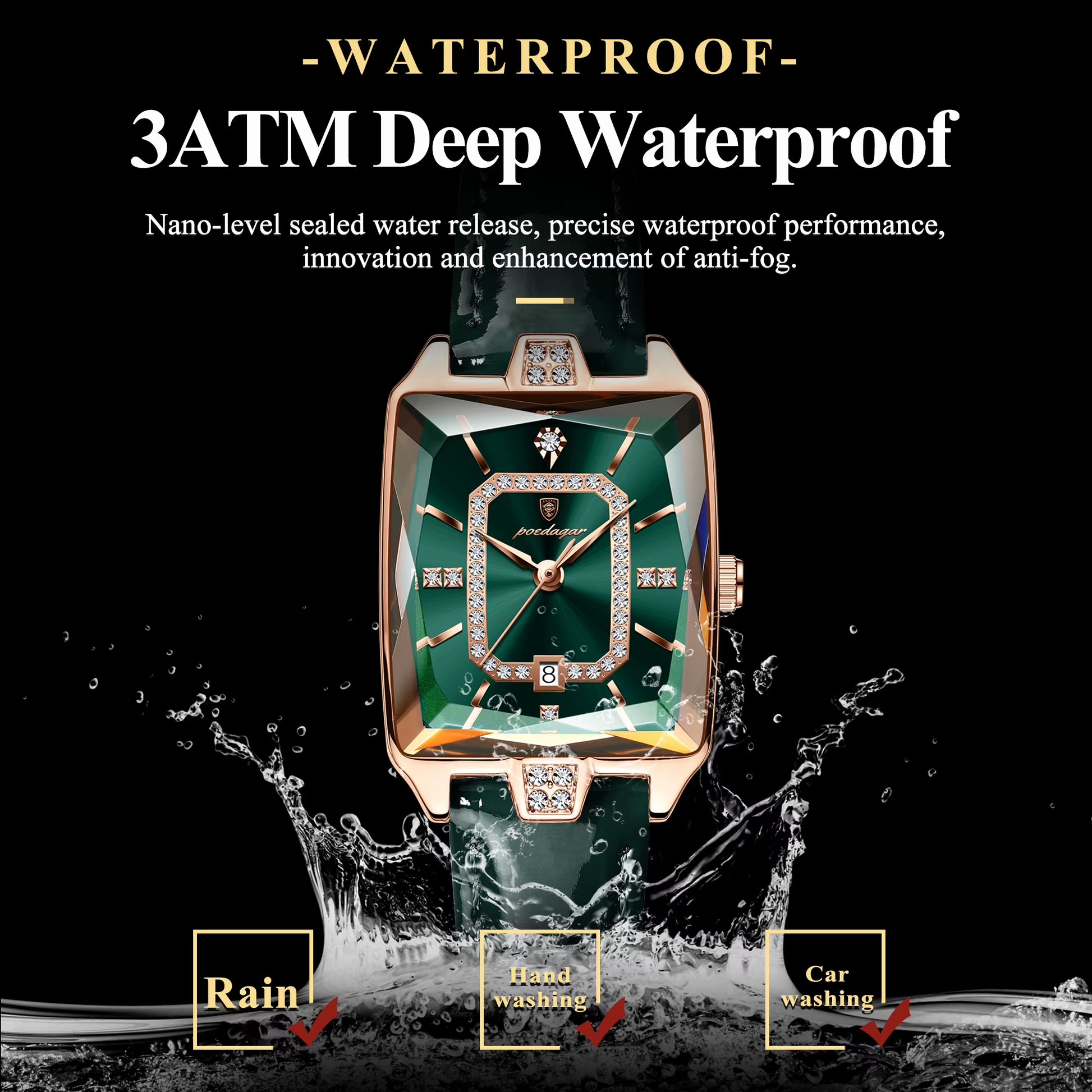 Original Luxury Women Wristwatch Waterproof Leather Date Woman Watch Elegant High Quality Quartz Women'S Watches Reloj