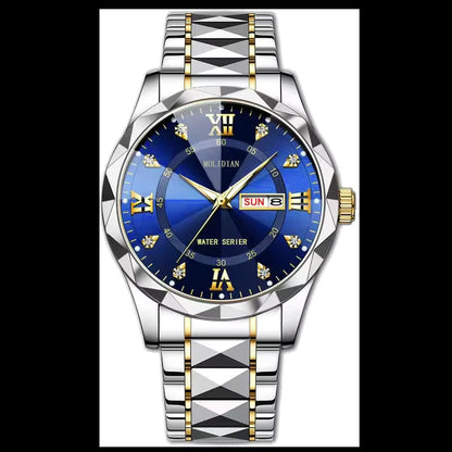 Roman Numerals Swiss Fully Automatic Mechanical Watch Men'S Watch Waterproof Night Light Tourbillon Calendar Business Hollow