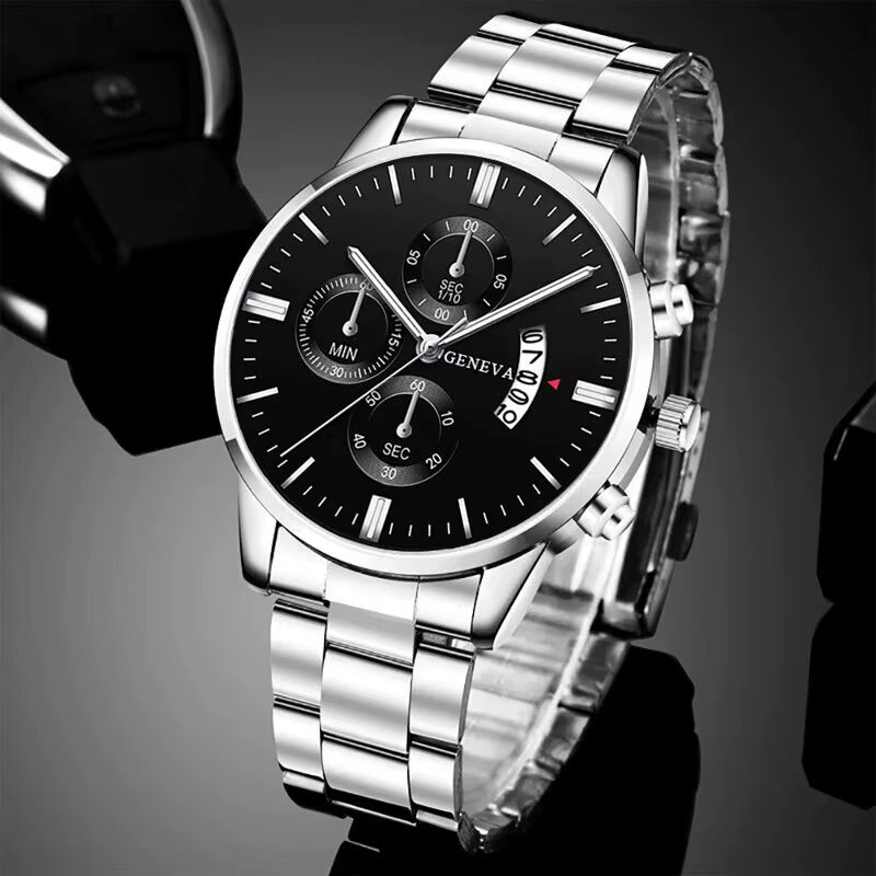 Fashion Men Watch Luxury Calendar Quartz Wrist Watch Business Watches Man Clock Male Bracelet Wristwatch
