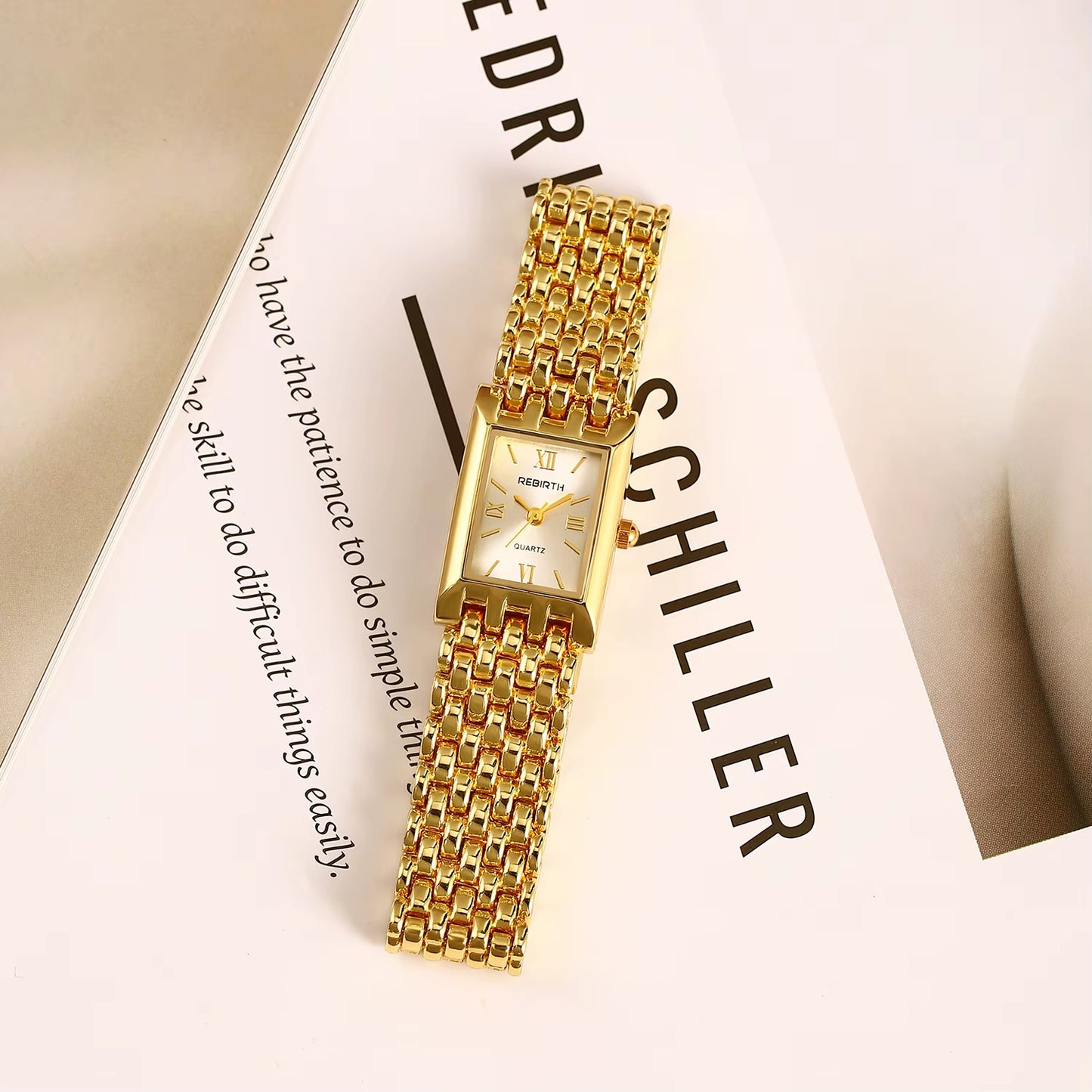 Fashionable, Simple, Light Luxury and Versatile Women'S Watch Suitable for Daily Wear and Casual Style