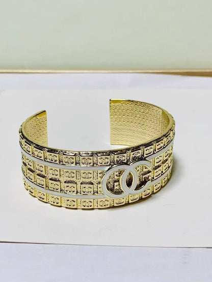 Gold Enamel Drip Hollow Out Narrow Bracelet Colorful Fashion Earrings Classic Style Luxury Look Lightweight Alloy Jewelry