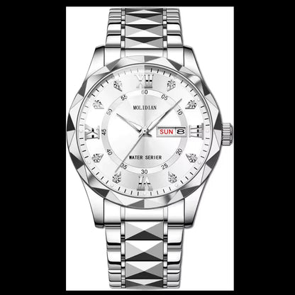 Roman Numerals Swiss Fully Automatic Mechanical Watch Men'S Watch Waterproof Night Light Tourbillon Calendar Business Hollow