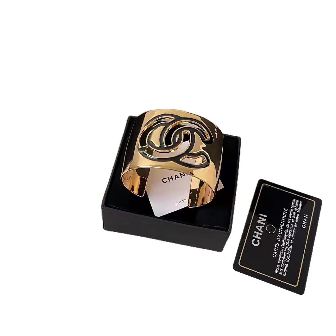 Gold Enamel Drip Hollow Out Narrow Bracelet Colorful Fashion Earrings Classic Style Luxury Look Lightweight Alloy Jewelry