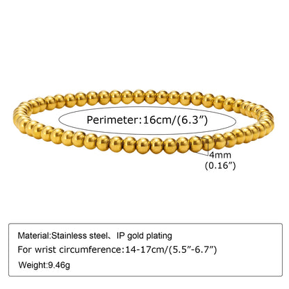 Non Tarnish Stainless Steel Bracelet Stackable for Women, Thin Herribone Chain Bracelet Waterproof Gold Plated Jewelry