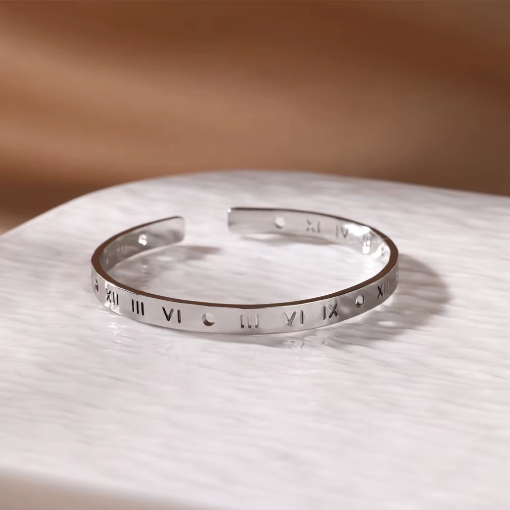 Adjustable Bangle Bracelets for Women Stainless Steel Bracelet Waterproof Gold Color Luxury Couple Jewelry Cuff Pulseras Mujer