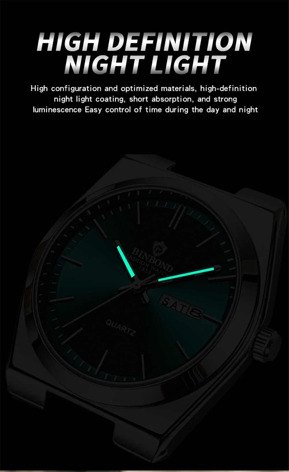 New Gifts Casual Business Top Blue Clock Men Luxury Watch Automatic Watches Mens Fashion Quartz Wristwatches Relogio Masculino