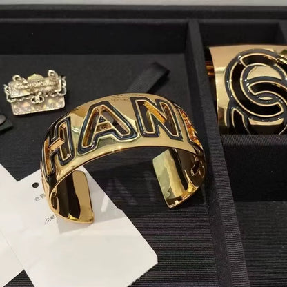 Gold Enamel Drip Hollow Out Narrow Bracelet Colorful Fashion Earrings Classic Style Luxury Look Lightweight Alloy Jewelry