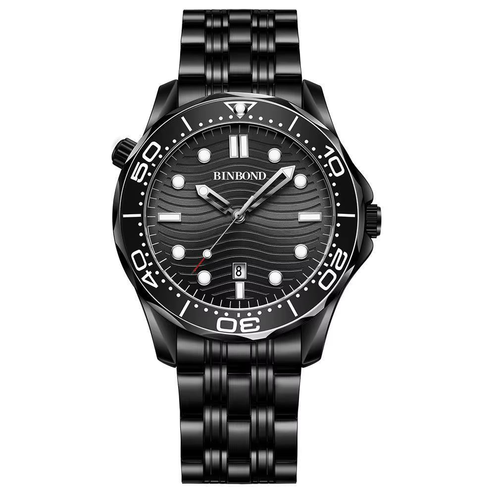 B2820 New Casual Fashion Ultra-Thin Sea Horse Series Quartz Mens Watches 30M Waterproof Luminous Sports Mens Watches